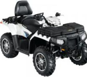 polaris unveils more 2012 limited edition atvs and side by sides, 2012 Polaris Sportsman Touring 850 Pearl White