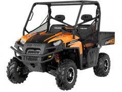 polaris unveils more 2012 limited edition atvs and side by sides, 2012 Polaris Ranger XP 800 Black Orange Madness