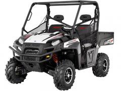 polaris unveils more 2012 limited edition atvs and side by sides, 2012 Polaris Ranger XP 800 Black White Lightning