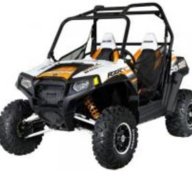 polaris unveils more 2012 limited edition atvs and side by sides, 2012 Polaris RZR S 800 White Orange Madness