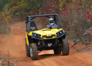 2011 can am commander 1000 xt review, 2011 Can Am Commander Action Woods