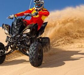 2012 yamaha raptor 700r yfz450r special edition review video, 2012 Yamaha Raptor 700R SE Action