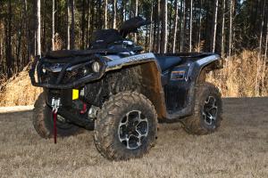 2012 can am outlander 1000 xt review, 2012 Can Am Outlander 1000 XT Muddy