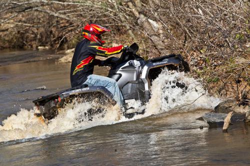 2012 can am outlander 1000 xt review, 2012 Can Am Outlander 1000 XT Water Crossing