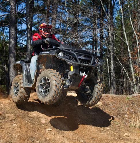 2012 can am outlander 1000 xt review, 2012 Can Am Outlander 1000 XT Jump