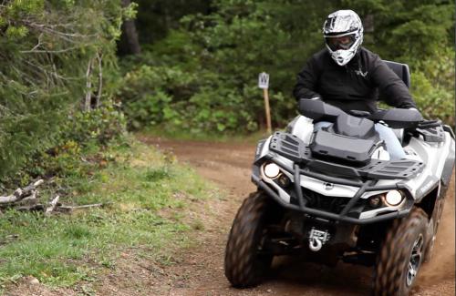 2013 can am outlander max 1000 review video, 2013 Can Am Outlander MAX 1000 Limited Right Turn