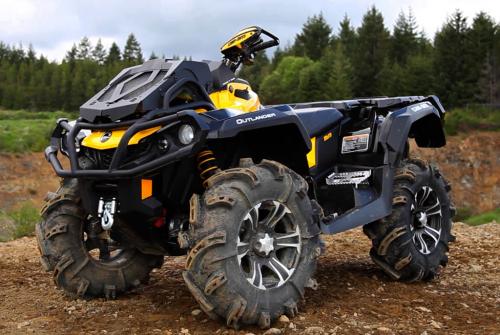 2013 can am outlander 1000 x mr review video, 2013 Can Am Outlander 1000 X mr Front Left