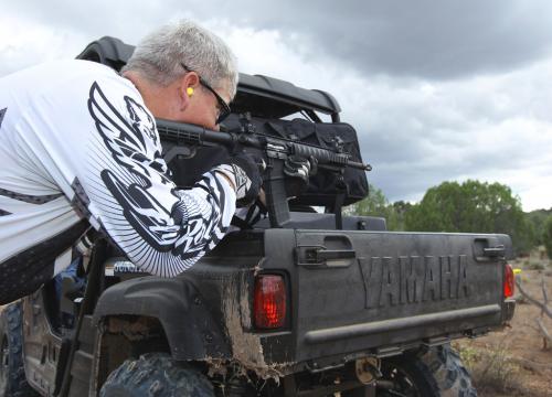 2013 yamaha rhino 700 se tactical black review, 2013 Yamaha Rhino 700 SE Targeting