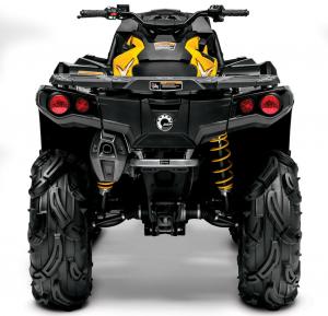 2013 can am outlander 650 x mr preview, 2013 Can Am Outlander 650 X mr Rear