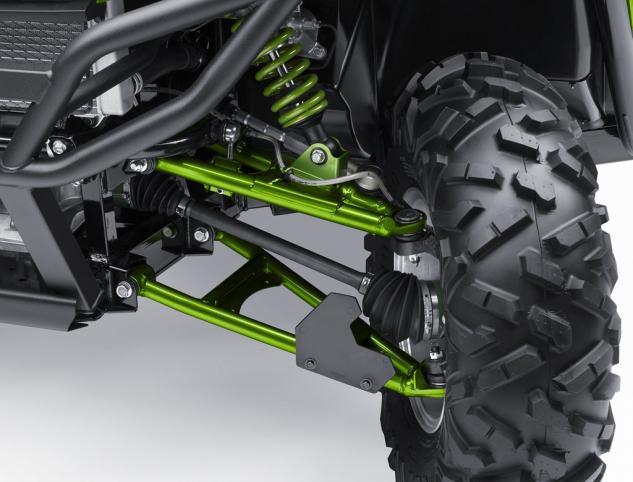 2014 kawasaki teryx4 preview, 2014 Kawasaki Teryx4 LE Front Suspension