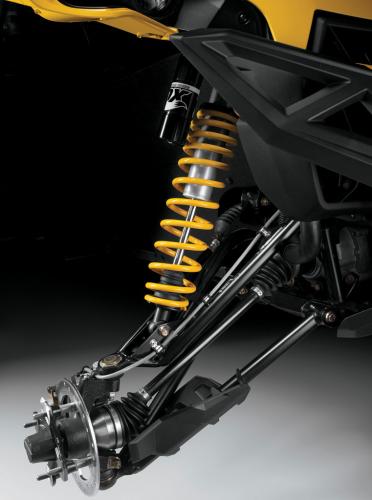 2014 can am maverick max x rs review video, 2014 Can Am Maverick MAX X rs Front Suspension