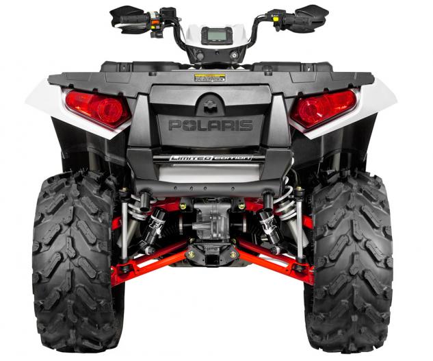 2014 polaris sportsman 570 and 570 touring preview, 2014 Polaris Sportsman 850 XP EPS White Rear