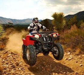 2014 yamaha grizzly 700 fi 44 eps review, 2014 Yamaha Grizzly 700 EPS Action Red Wheelie