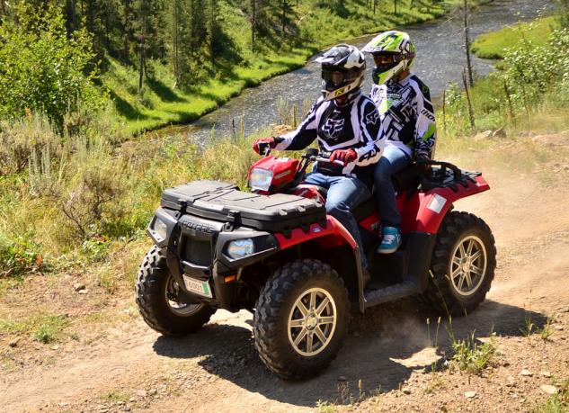 2013 polaris sportsman touring 850 eps long term review, 2013 Polaris Sportsman Touring 850 EPS Action Front