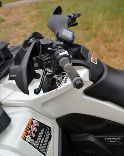 2013 can am outlander max 1000 ltd long term review, 2013 Can Am 1000 Outlander Max LTD Handlebars