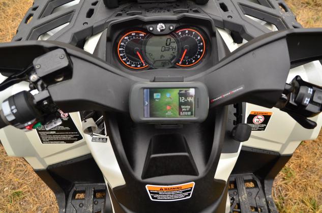 2013 can am outlander max 1000 ltd long term review, 2013 Can Am Outlander MAX 1000 LTD Cockpit