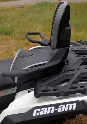 2013 can am outlander max 1000 ltd long term review, 2013 Can Am 1000 Outlander Max LTD Rear Seat