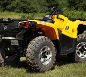2014 can am outlander 500 review video, 2014 Can Am Outlander 500 Rear