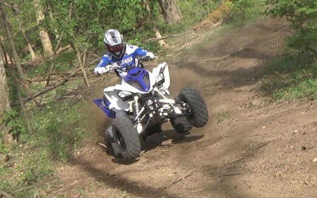 2014 yamaha raptor 700 review trail test, 2014 Yamaha Raptor 700 Wheelie