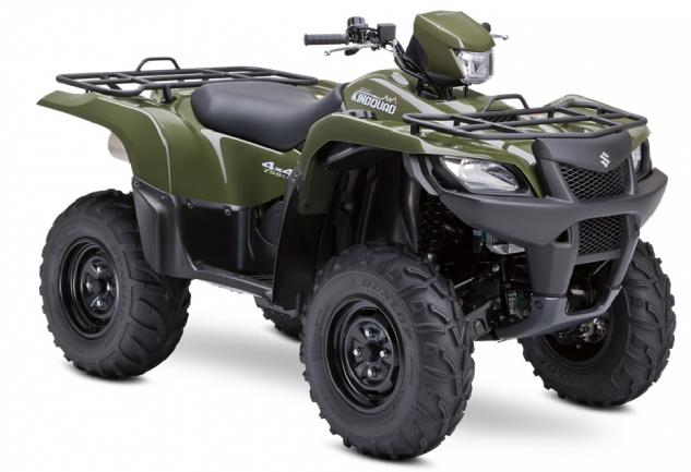 suzuki unveils 2015 kingquad atvs, 2015 Suzuki KingQuad 750 ASi Green