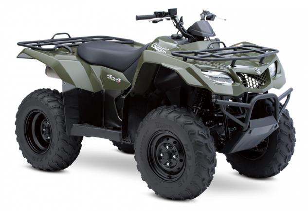 suzuki unveils 2015 kingquad atvs, 2015 Suzuki KingQuad 400 ASi Green