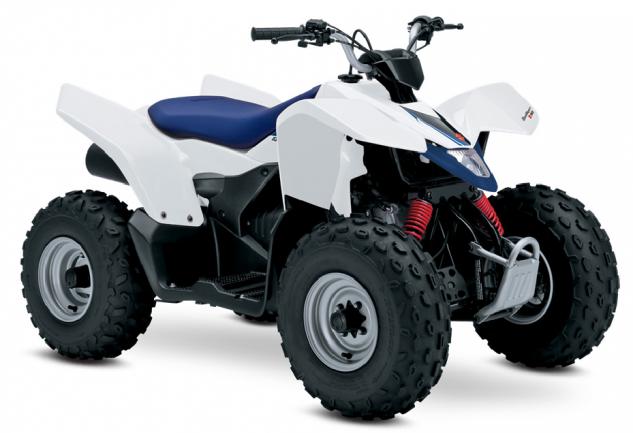 suzuki unveils 2015 kingquad atvs, 2015 Suzuki QuadSport Z90 Front Left