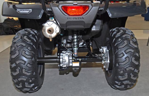 2015 honda atv lineup unveiled, 2015 Honda FourTrax Foreman Swingarm