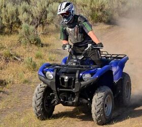 2014 yamaha grizzly 700 eps long term review video, 2014 Yamaha Grizzly 700 EPS Action Left