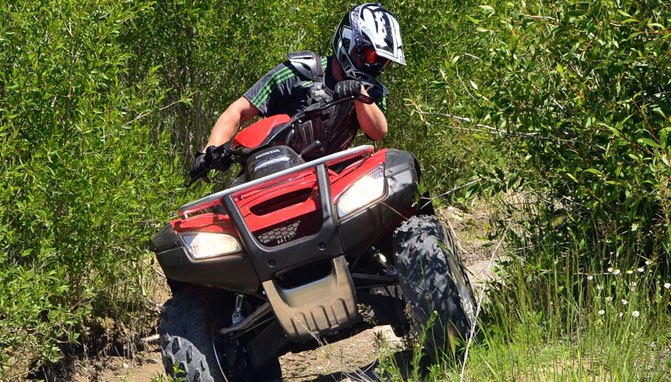 2014 honda fourtrax rincon long term review video