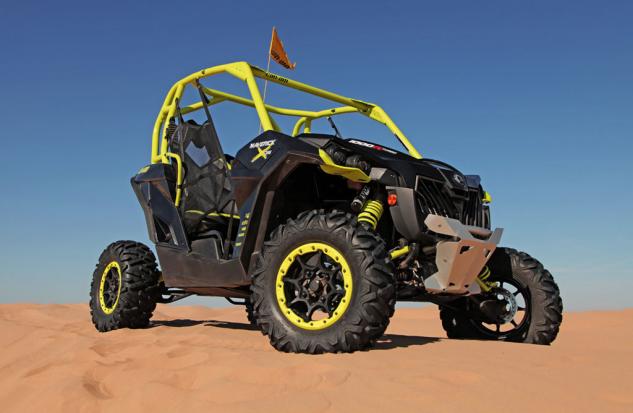 2015 can am maverick x ds turbo review video, 2015 Can Am Maverick X ds Turbo Front Right