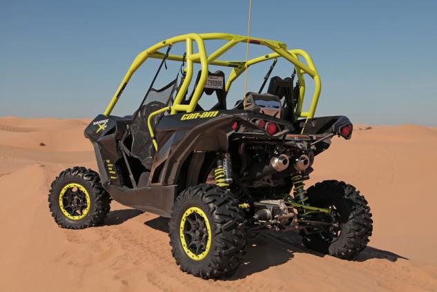 2015 can am maverick x ds turbo review video, 2015 Can Am Maverick X ds Turbo Left Rear