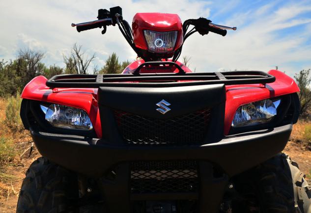 2014 suzuki kingquad 750 axi eps long term review video, 2014 Suzuki KingQuad 750 EPS Front