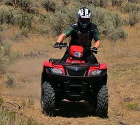 2014 suzuki kingquad 750 axi eps long term review video, 2014 Suzuki KingQuad 750 EPS Action Front