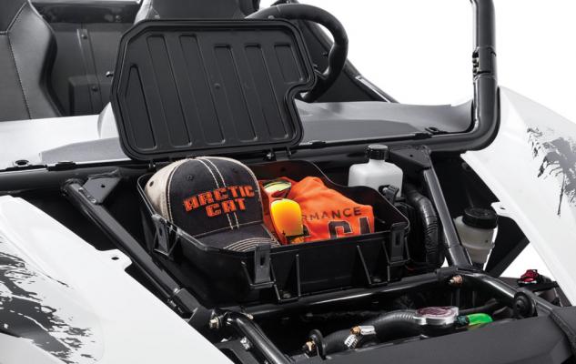 2015 arctic cat wildcat sport limited eps review, 2015 Arctic Cat Wildcat Sport Under Hood Storage