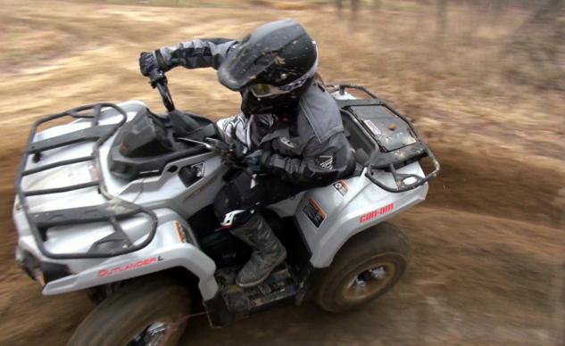 2015 can am outlander l 500 dps review, 2015 Can Am Outlander L 500 Action