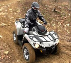 2015 can am outlander l 500 dps review, 2015 Can Am Outlander L 500 Action Overhead