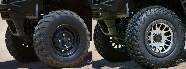 discount tire mb 11 wheel and rage storm tire review, Suzuki KingQuad 500 Before and After