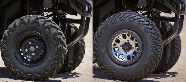 discount tire mb 11 wheel and rage storm tire review, Honda Pioneer Before and After