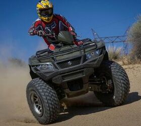 discount tire mb 11 wheel and rage storm tire review, Suzuki KingQuad 500 Action