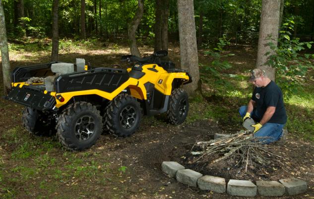 2015 can am outlander 66 1000 xt review, 2015 Can Am Outlander 6x6 1000 XT Working