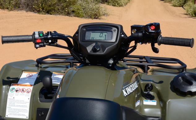 2015 suzuki kingquad 500 axi review, 2015 Suzuki KingQuad 500 Cockpit