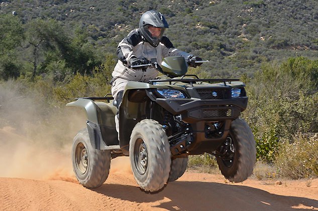 2015 suzuki kingquad 500 axi review, 2015 Suzuki KingQuad 500 Action Wheelie