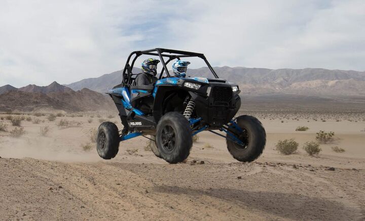 scoop 2016 polaris rzr xp turbo eps first ride review, 2016 Polaris RZR Turbo EPS Action Jump