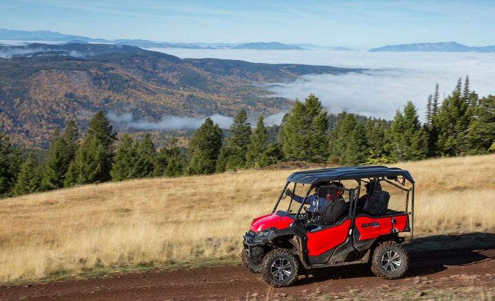 2016 honda pioneer 1000 5 deluxe review, 2016 Honda Pioneer 1000 Action Left