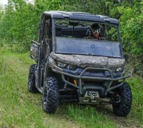 2017 can am defender mossy oak hunting edition review, 2017 Can Am Defender Mossy Oak Hunting Edition Action Front