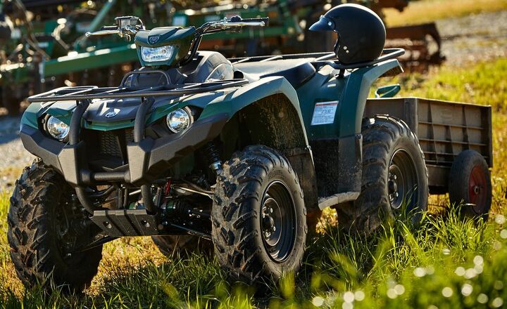 2018 yamaha kodiak 450 review, 2018 Yamaha Kodiak 450 Winch Mount