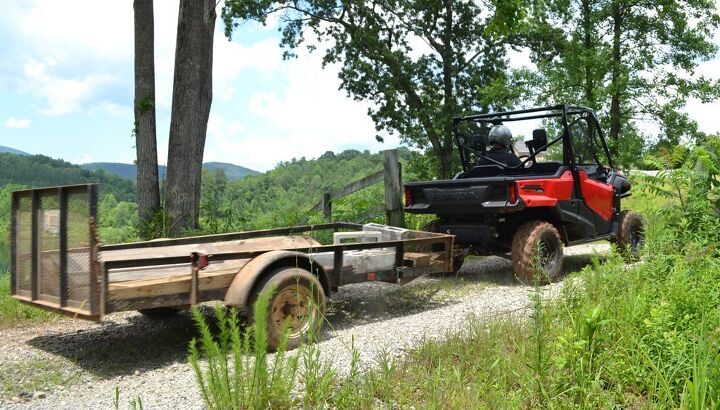 2017 honda pioneer 1000 eps review video, 2017 Honda Pioneer 1000 EPS Trailer Rear