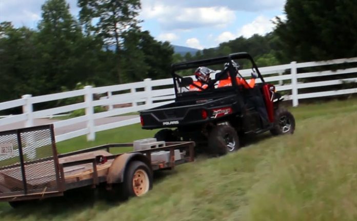 2017 polaris ranger xp 1000 eps review video, 2017 Polaris Ranger XP 1000 EPS Towing Rear