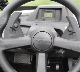 2017 honda pioneer 700 4 deluxe long term review, Honda Pioneer 700 4 Steering Wheel