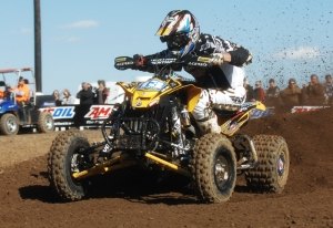 natalie sweeps motos at ballance mx, John Natalie ATV Motorcross